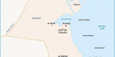 Mapa de al zour kuwait