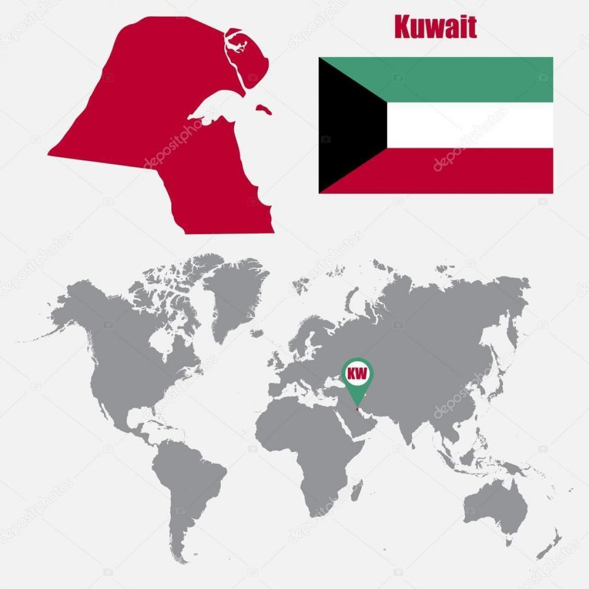 kuwait mapa no mapa