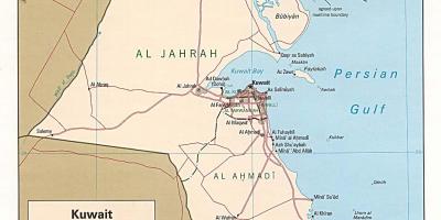 Mapa de safat kuwait